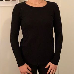 Merino wool black sweater
